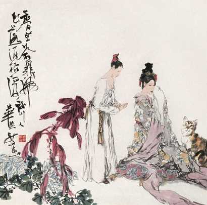 华其敏 茶香 镜心